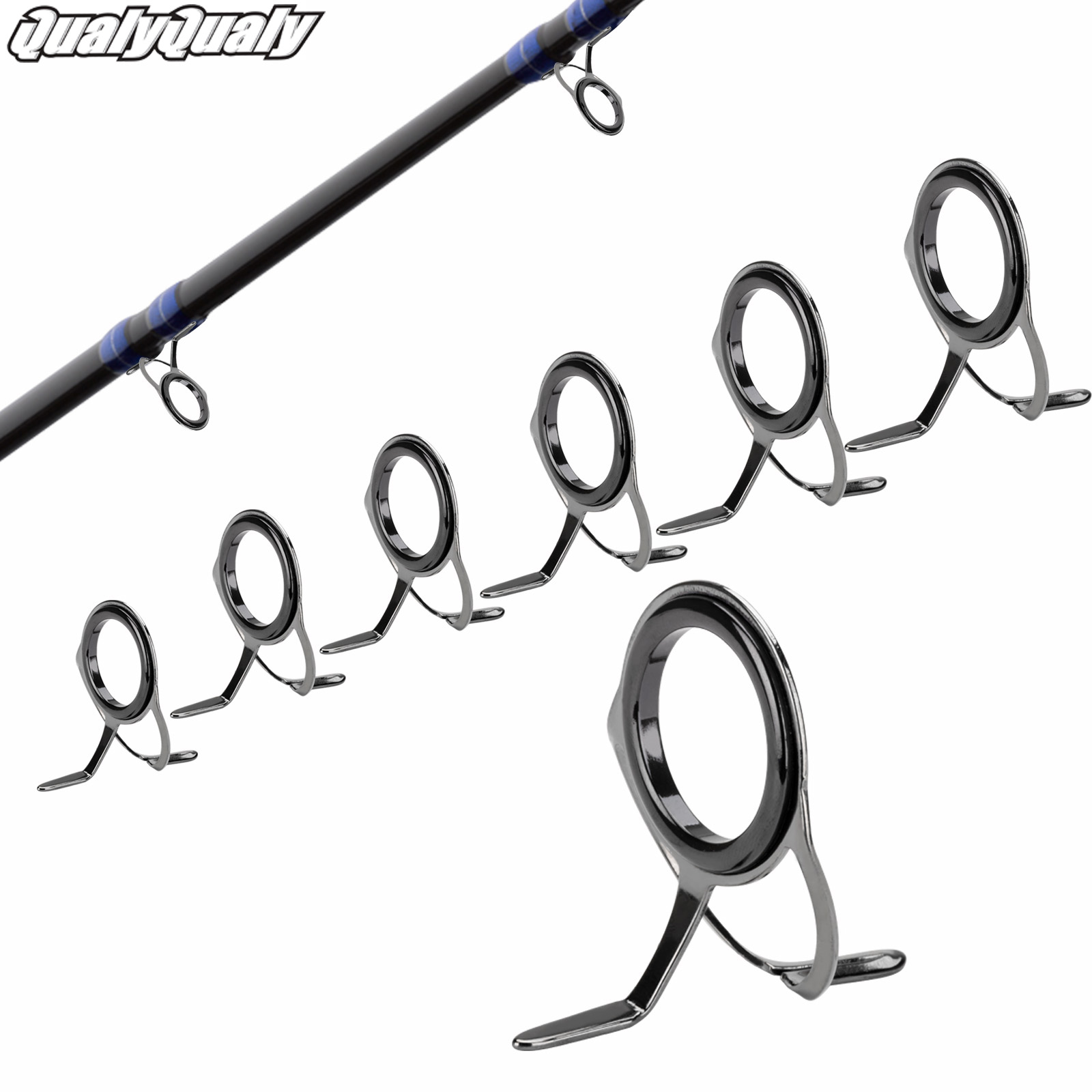 Fishing Rod Repair Kit - 7 Cái/lốc Số 8-#30 Mồi Câu