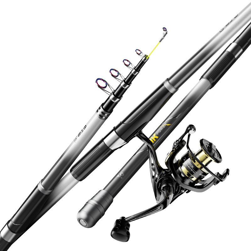 Fishing Rod Surf - Fiberglass Telescopic Surf Fishing Rod, Long