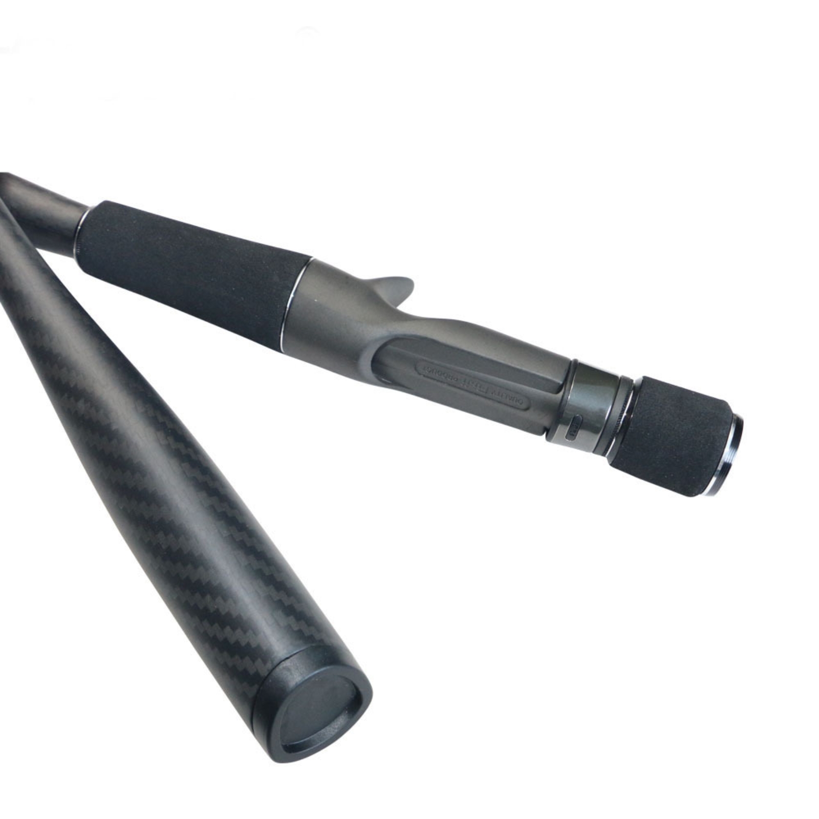 Fishing Rod Carbon Fiber - Integrated Rod Handle Woven Finish Carbon