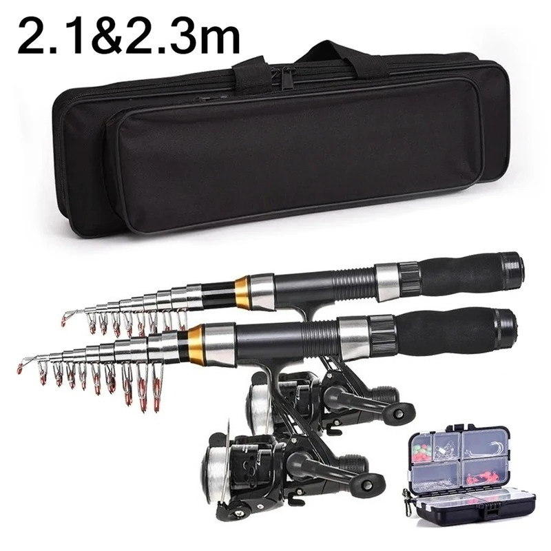 Fishing Rod Building Kit - BRAVMAK 2.1/ 2.3 mTelescopic Fishing Rod
