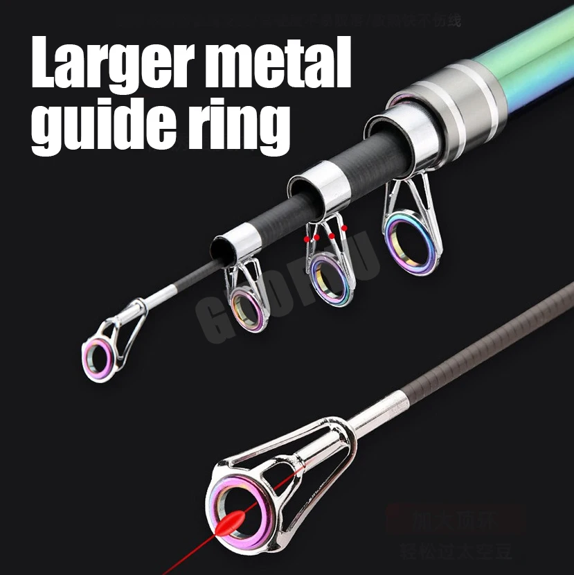 2.1m 2.7m  3.9m 4.5m Telescopi - đánh giá và giá Fishing Rod Surf