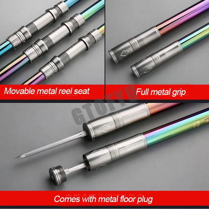 2.1m 2.7m  3.9m 4.5m Telescopi - đánh giá và giá Fishing Rod Surf