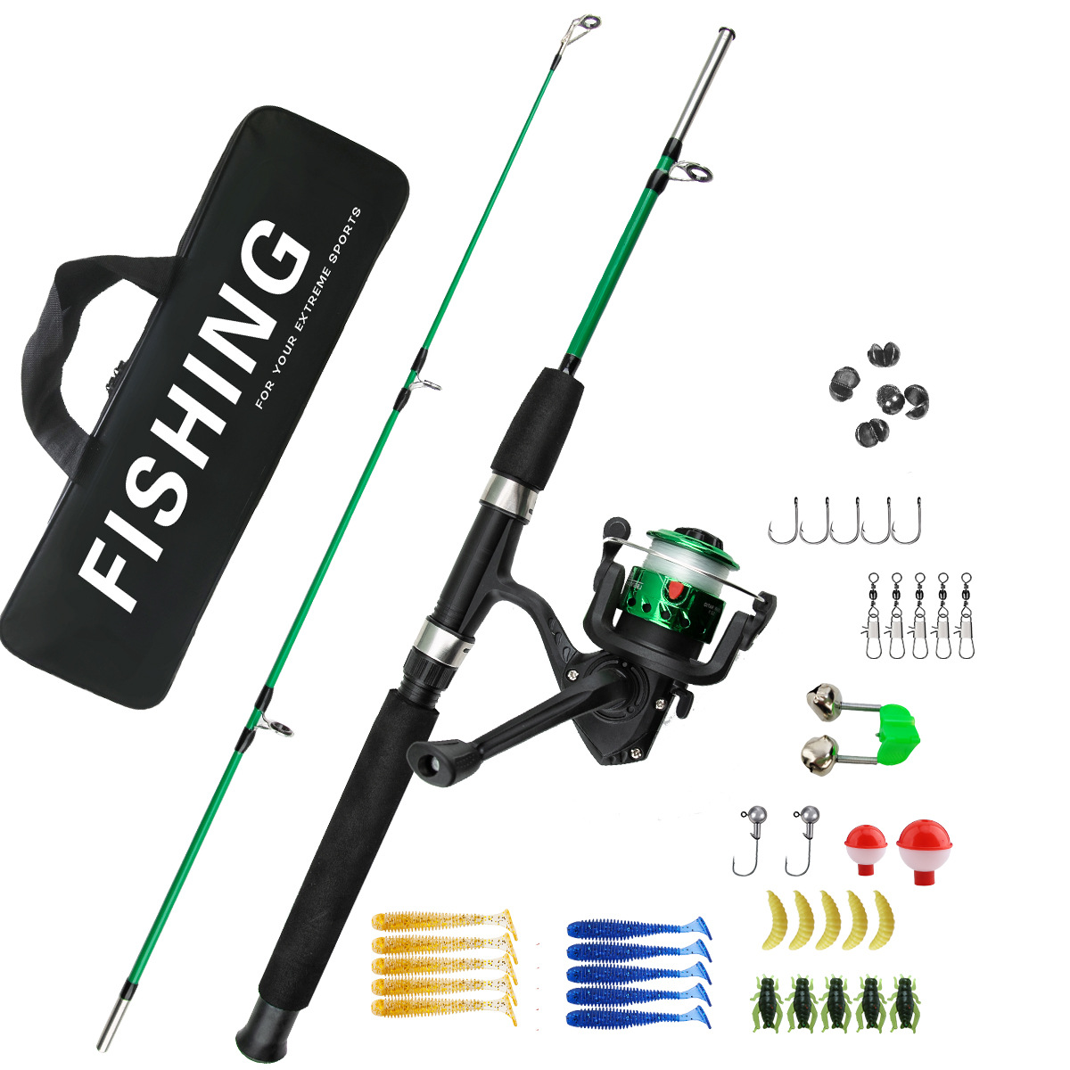 2 Sections Ice Fishing Rod Com - đánh giá và giá Fishing Rod Ice