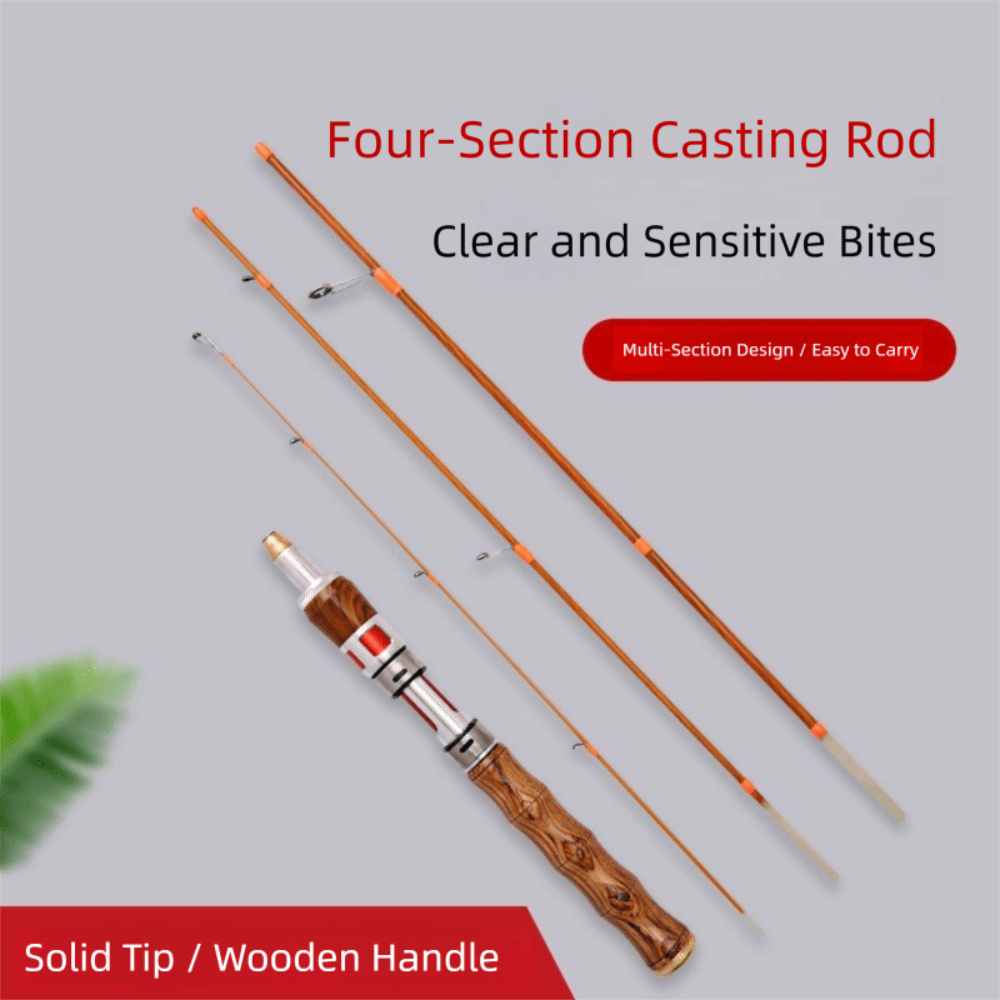 High Quality 4 Sections Spinni - đánh giá và giá Fishing Rod Carbon Fiber
