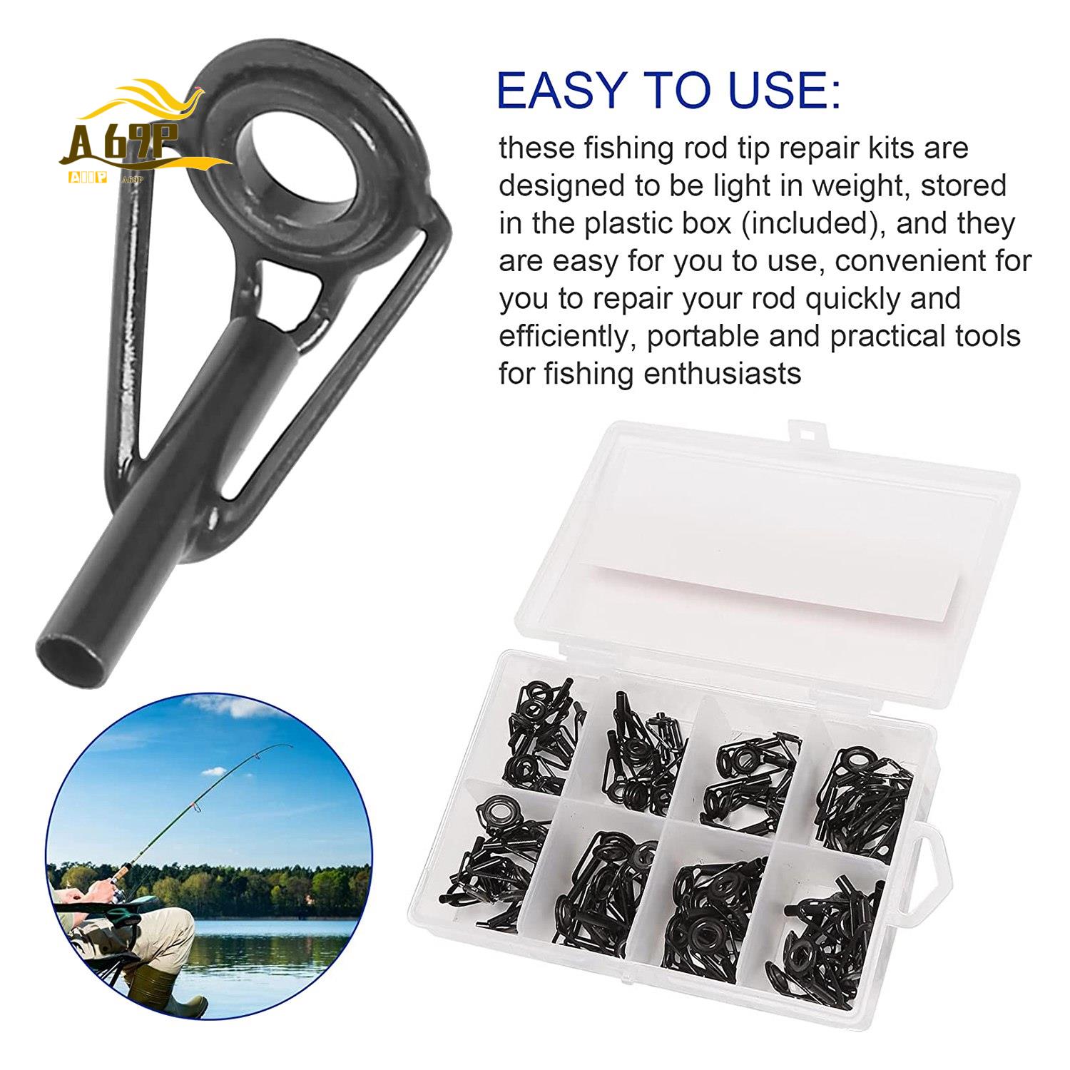 A69P-80 Pieces Fishing Rod Tip - đánh giá và giá Fishing Rod Tip Replacement