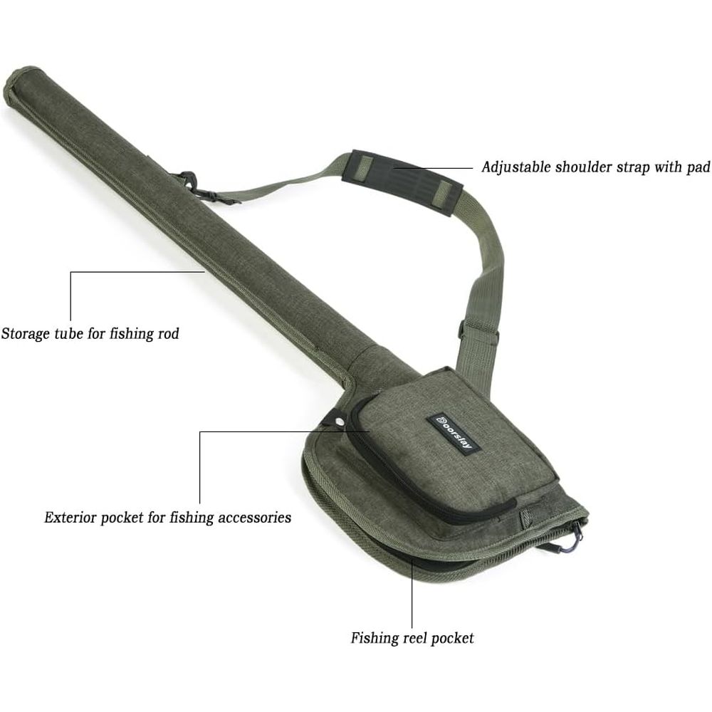 Portable Fishing Kit: Rod, Car - đánh giá và giá Fishing Rod Case