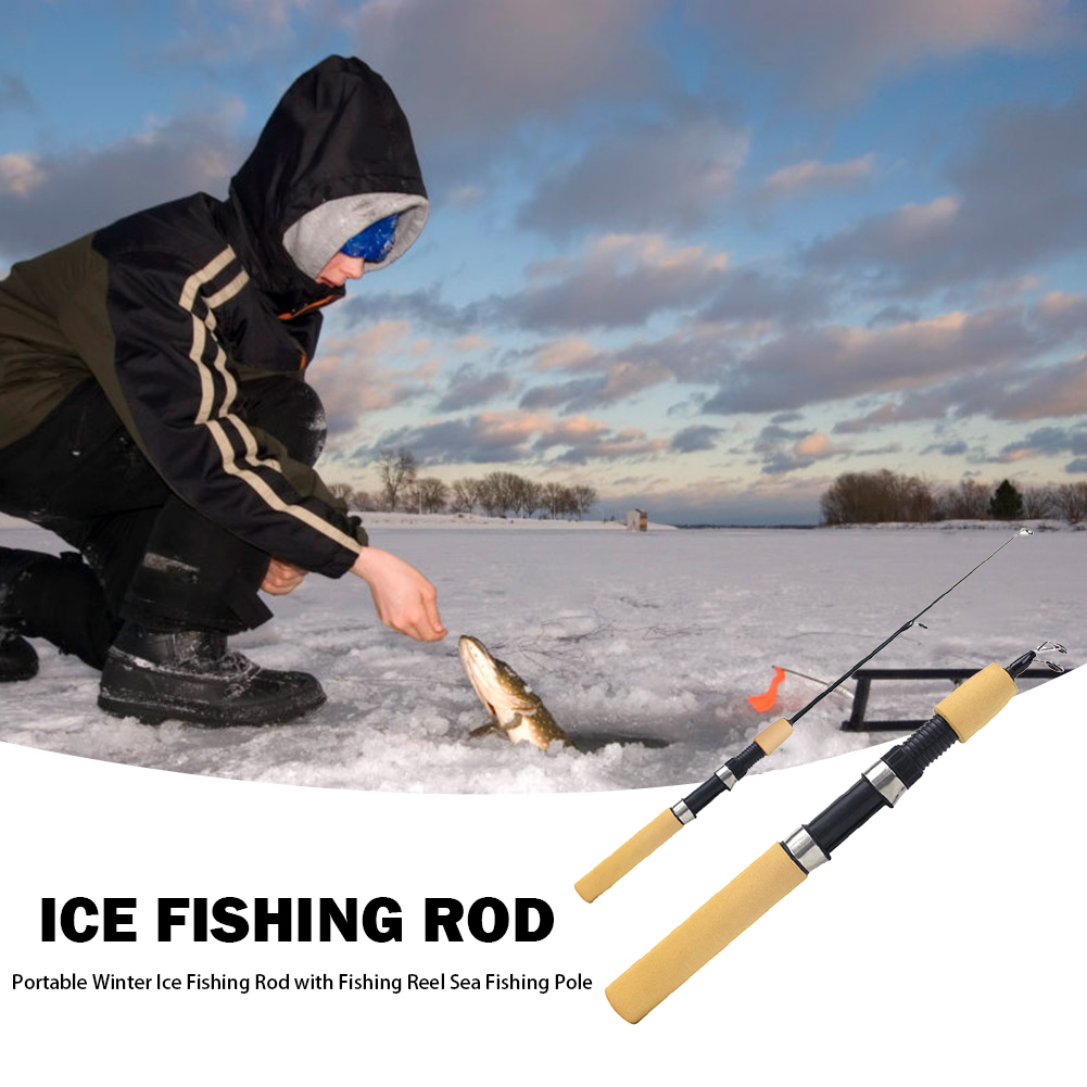 Ice Fishing Rod Portable Spinn - đánh giá và giá Fishing Rod Ice