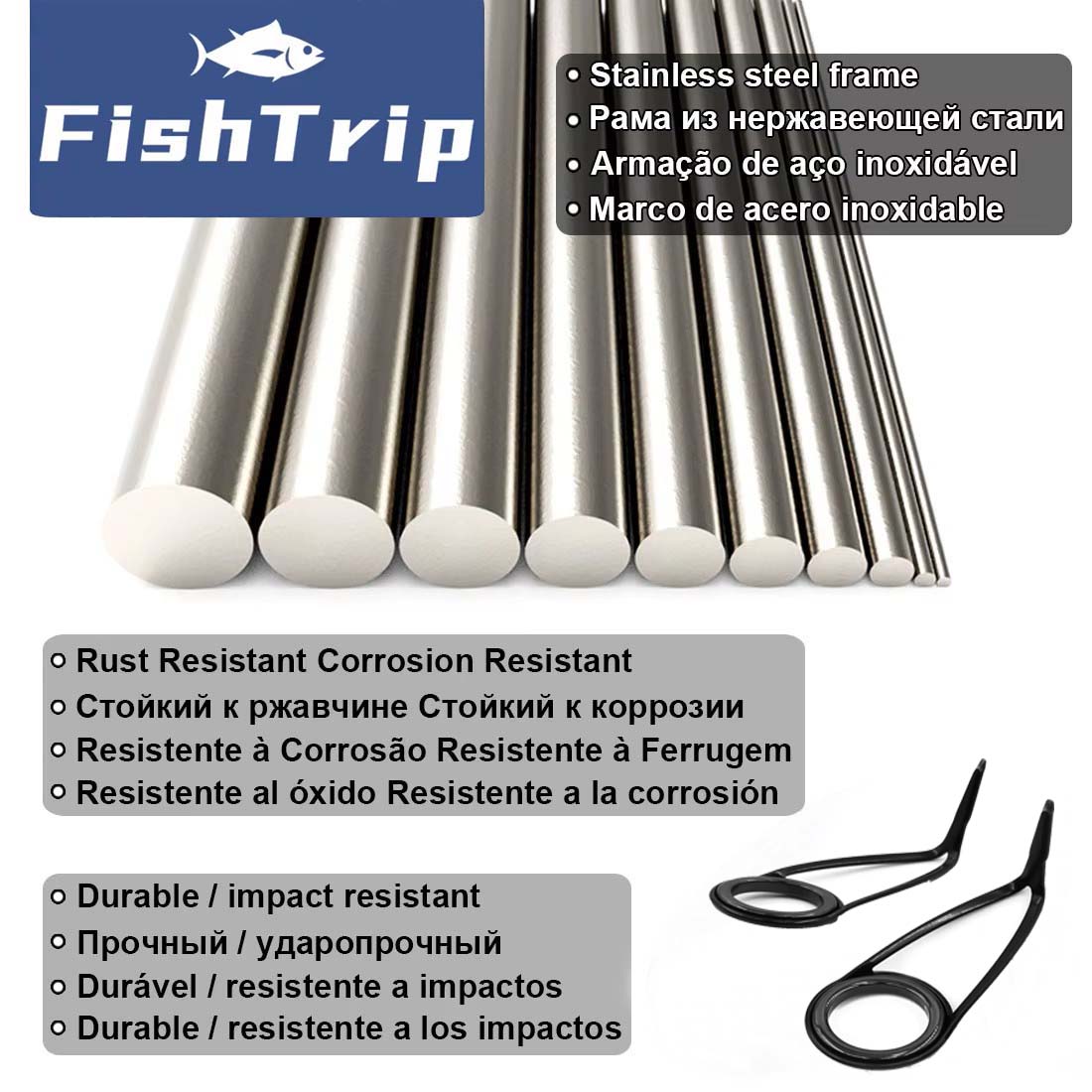 Fishing Rod Guide Repair Kit H - đánh giá và giá Fishing Rod Guide Replacement