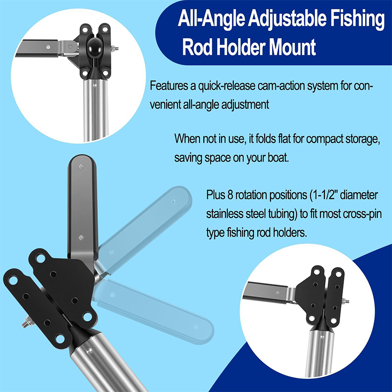 All-Angle Adjustable Fish Rod  - đánh giá và giá Fishing Rod Holder