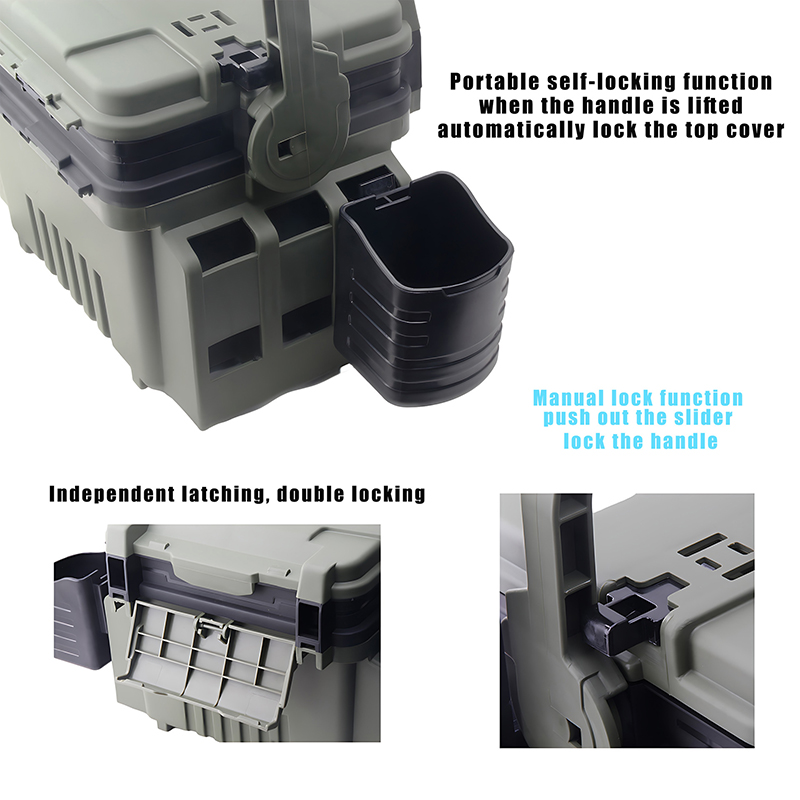 JSFUN Fishing Box Barrel Holde - đánh giá và giá Fishing Rod Holder