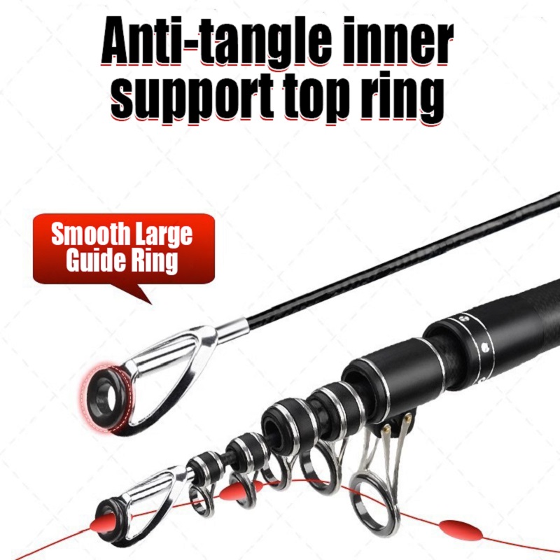 3.6m 4.5m 5.0m 5.4m Telescopic - đánh giá và giá Fishing Rod Surf