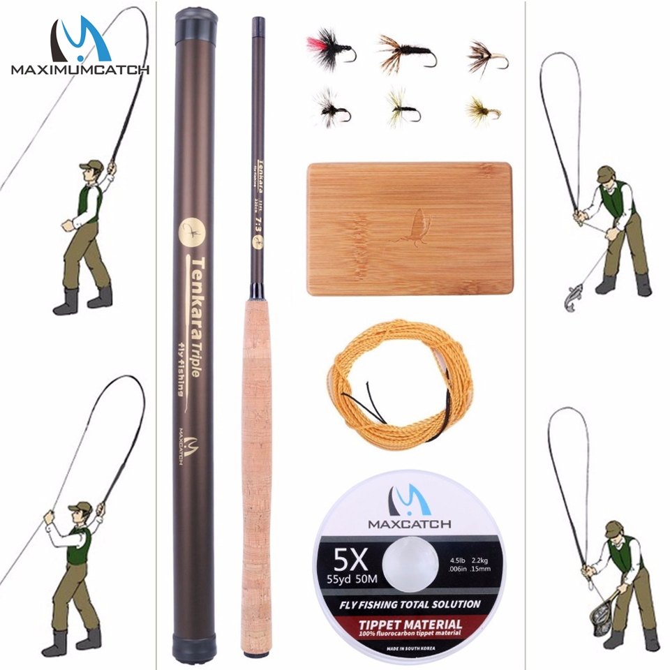 Maximumcatch 9-13FT V-Tenkara  - đánh giá và giá Fishing Rod Carbon Fiber