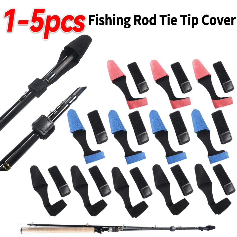 1-5PCS Fishing Rod Tie Tip Cov - đánh giá và giá Fishing Rod Case