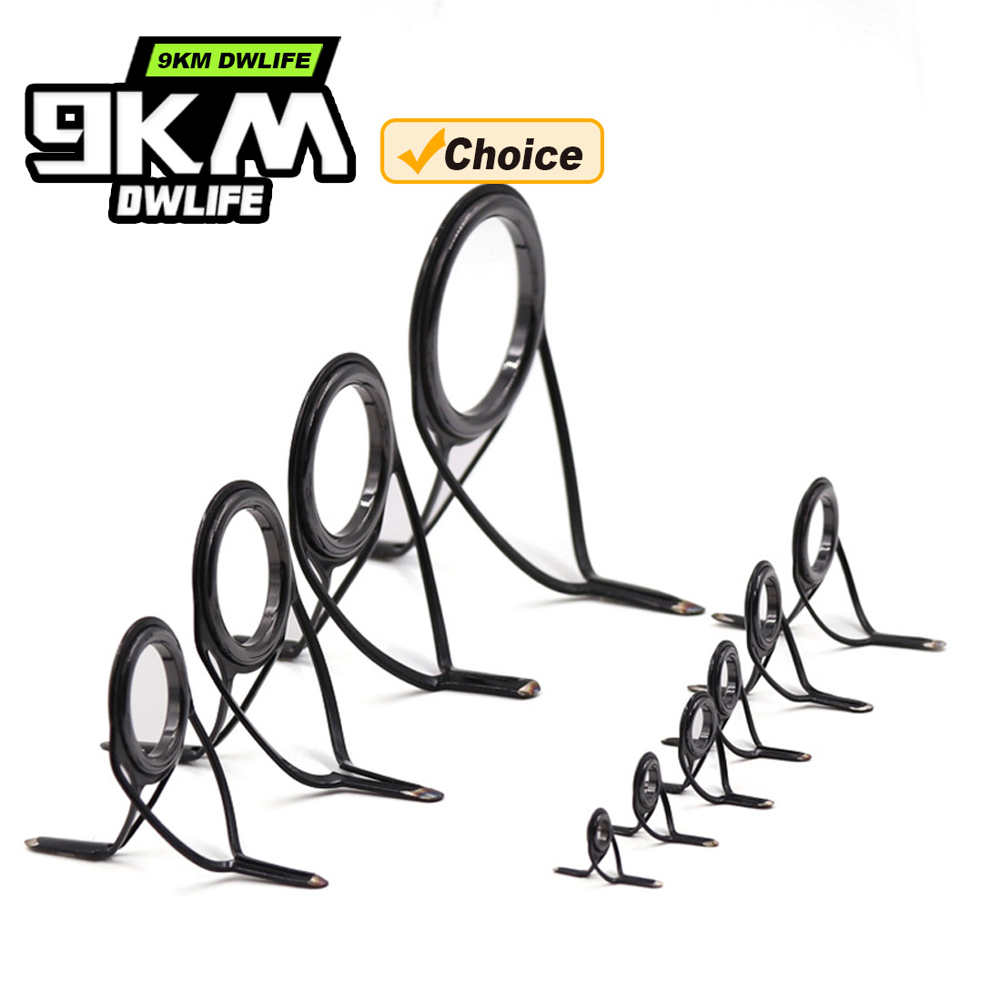 9KM OB Curved Rod Guide Kit 10 - đánh giá và giá Fishing Rod Spinning