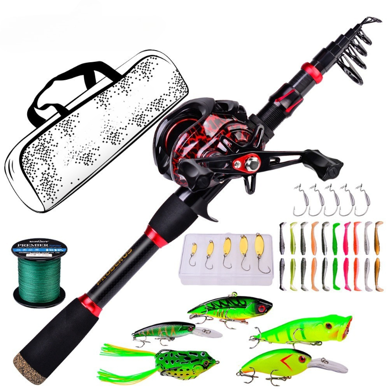 Carbon Fiber Long Casting Bait - đánh giá và giá Fishing Rod Combo