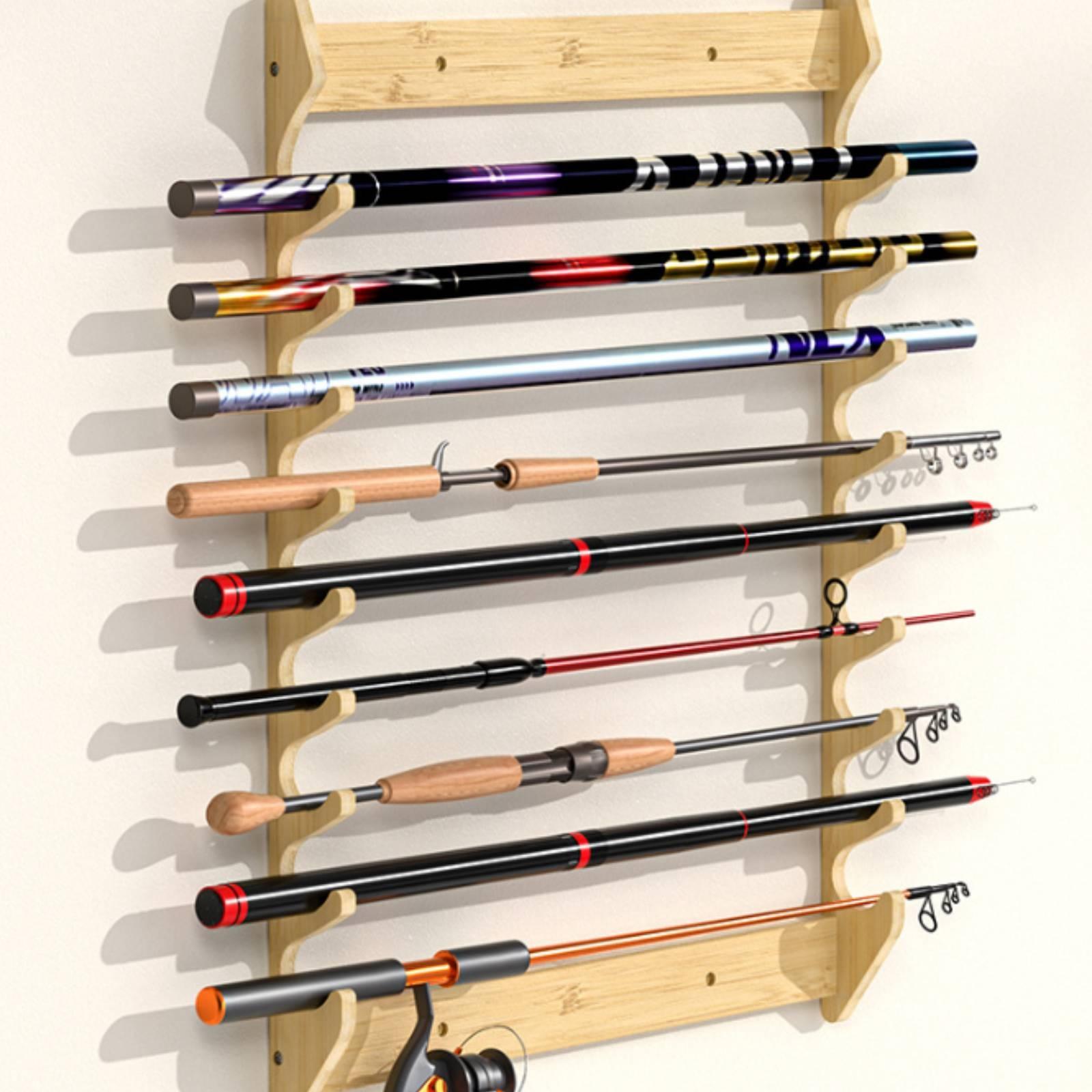 Bamboo Fishing Rod Holder Wall - đánh giá và giá Fishing Rod Rack