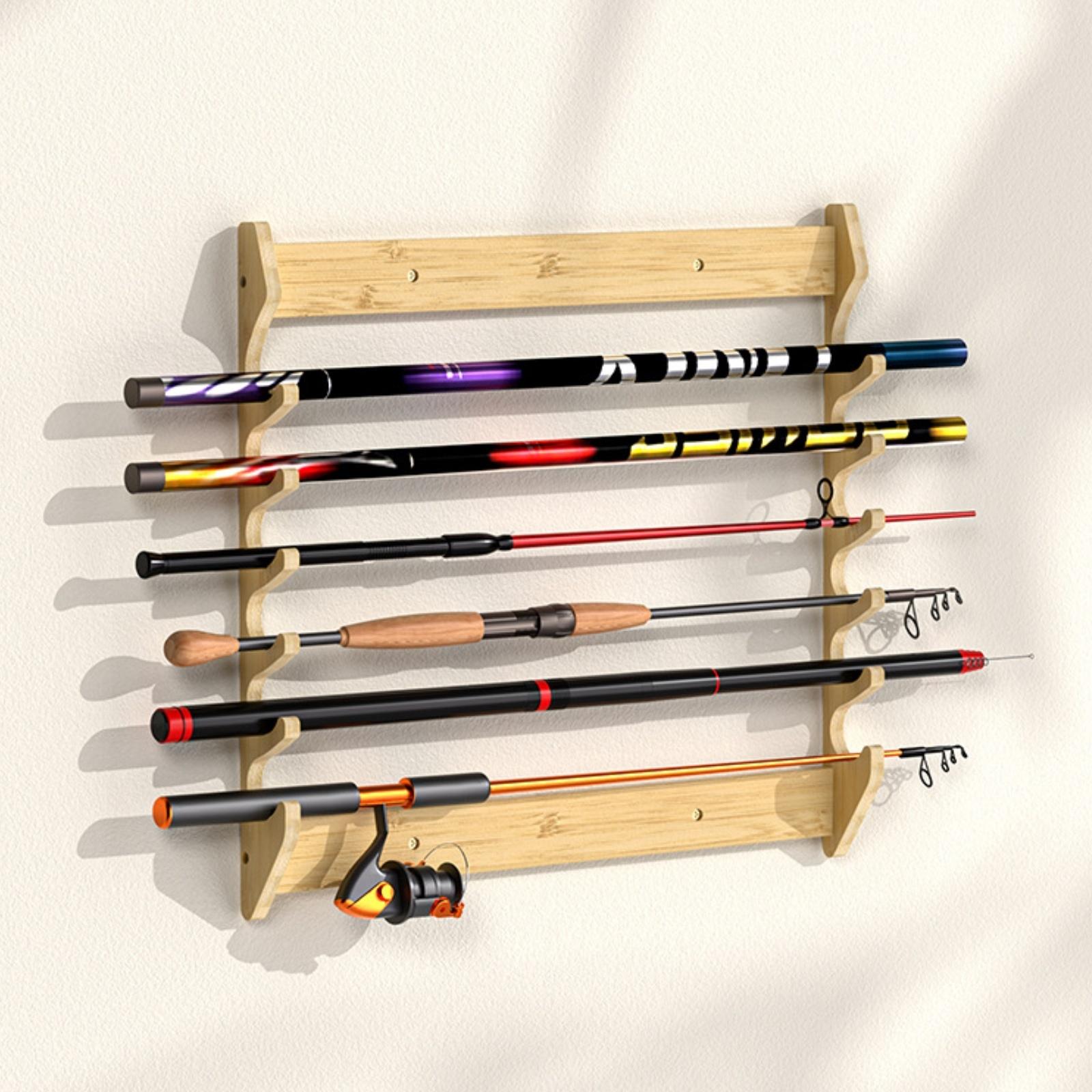 Bamboo Fishing Rod Holder Wall - đánh giá và giá Fishing Rod Rack
