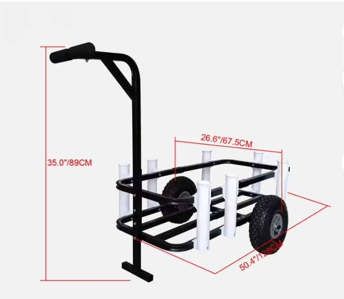 Collapsible Wagon Beach Wagon  - đánh giá và giá Fishing Rod Holder