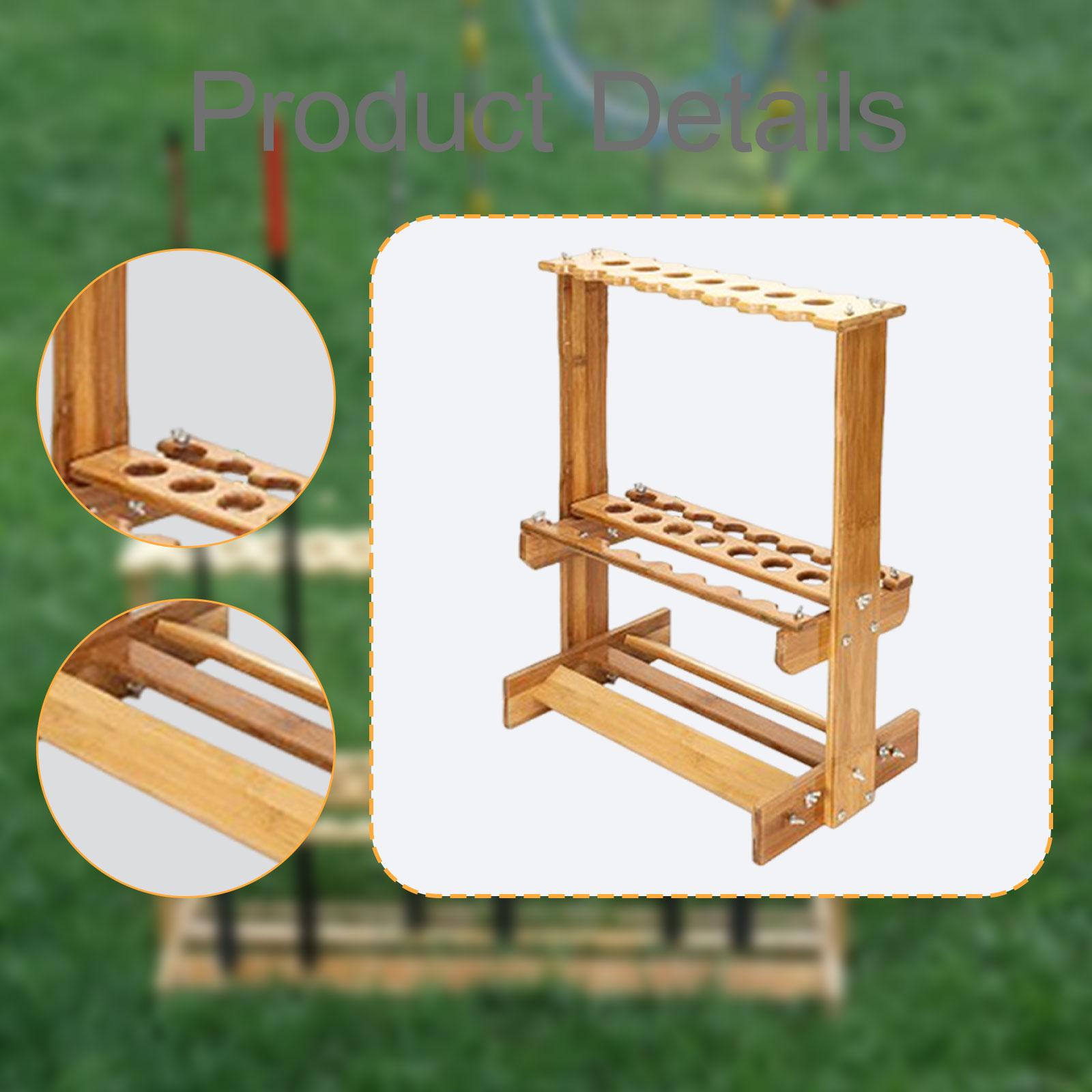Fishing Rod Storage Rack Bambo - đánh giá và giá Fishing Rod Rack