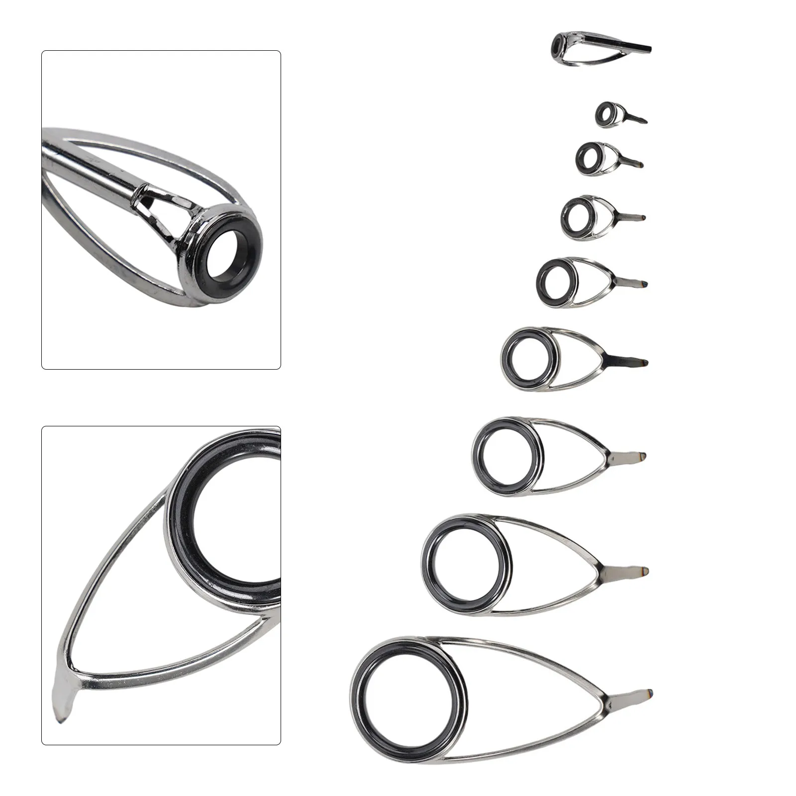 9pcs Fishing Rod Top Ring Tip  - đánh giá và giá Fishing Rod Building Kit