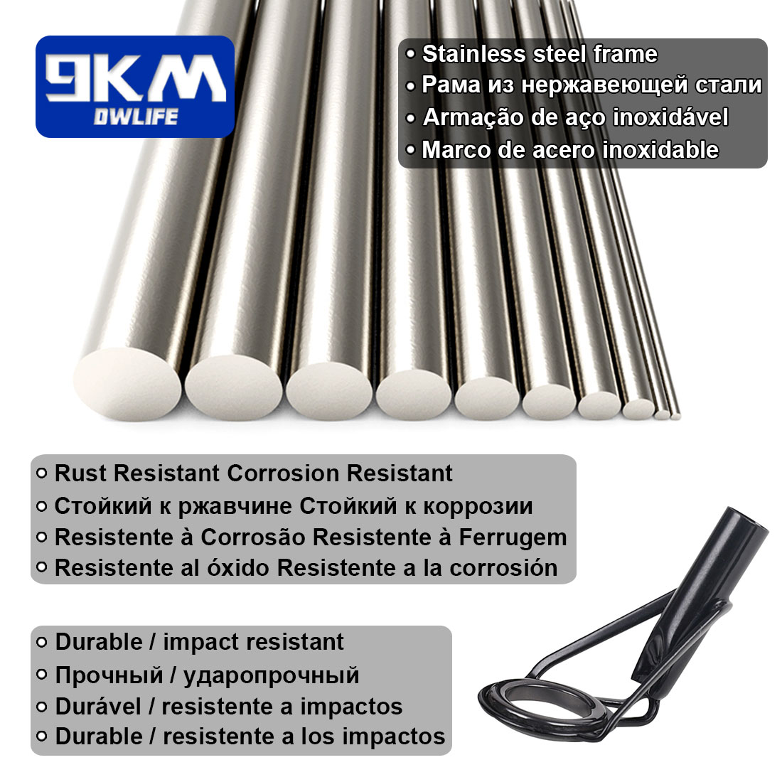 5Pcs Fishing Rod Tip Guides Re - đánh giá và giá Fishing Rod Tip Replacement